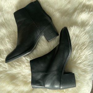 Madewell Black Heeled Boots 7
